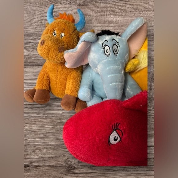 NWT Dr Seuss Cat In The Hat & Friends Plush Set Kohl's 12" Rare Stuffed Animal - Picture 2 of 6